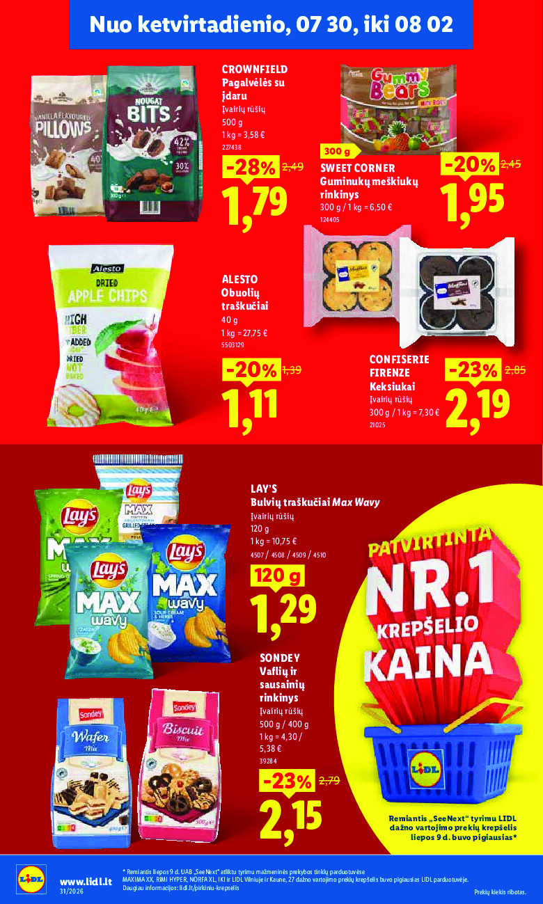 lidl - MAISTO PREKIŲ PASIŪLYMAI (2026-07-27 - 2026-08-02) - page: 36