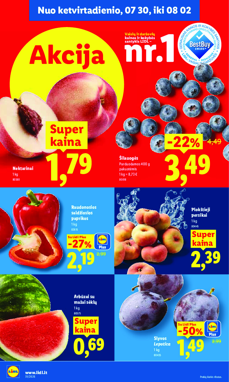 lidl - MAISTO PREKIŲ PASIŪLYMAI (2026-07-27 - 2026-08-02) - page: 38