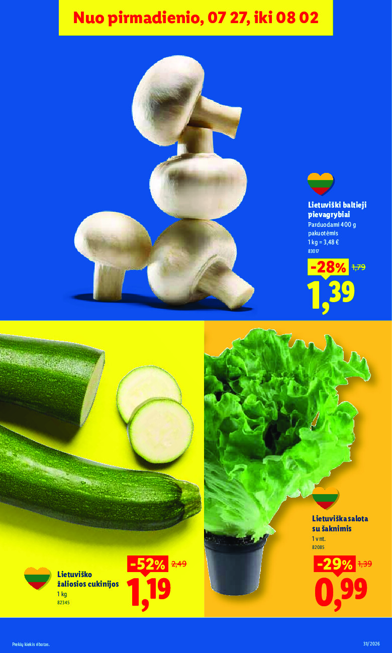 lidl - MAISTO PREKIŲ PASIŪLYMAI (2026-07-27 - 2026-08-02) - page: 7