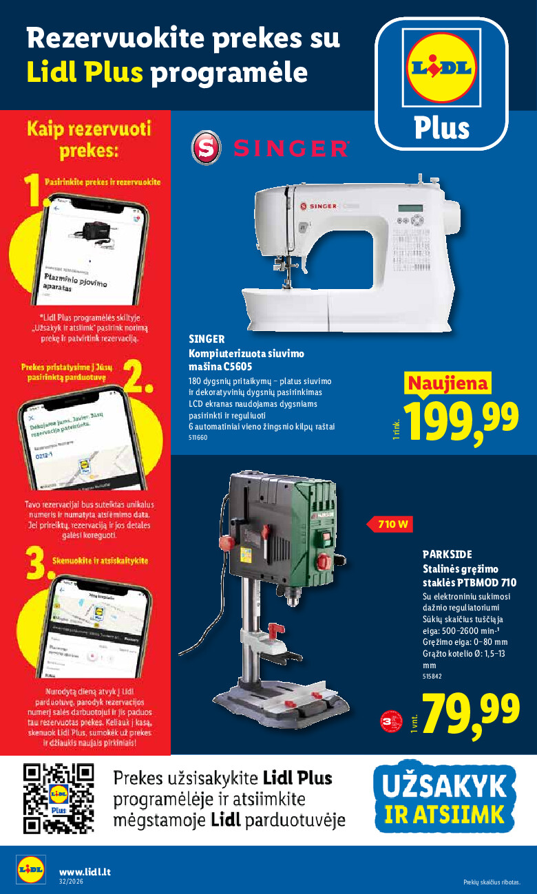lidl - NE MAISTO PREKIŲ PASIŪLYMAI (2026-08-03 - 2026-08-09) - page: 2