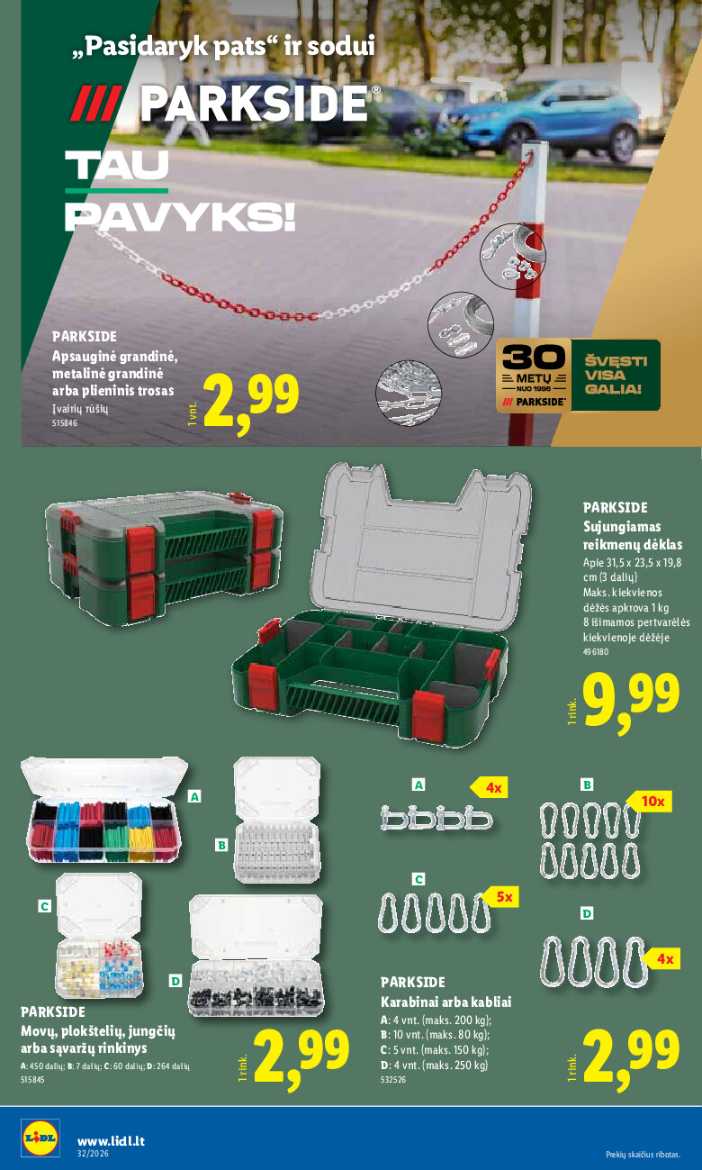 lidl - NE MAISTO PREKIŲ PASIŪLYMAI (2026-08-03 - 2026-08-09) - page: 22