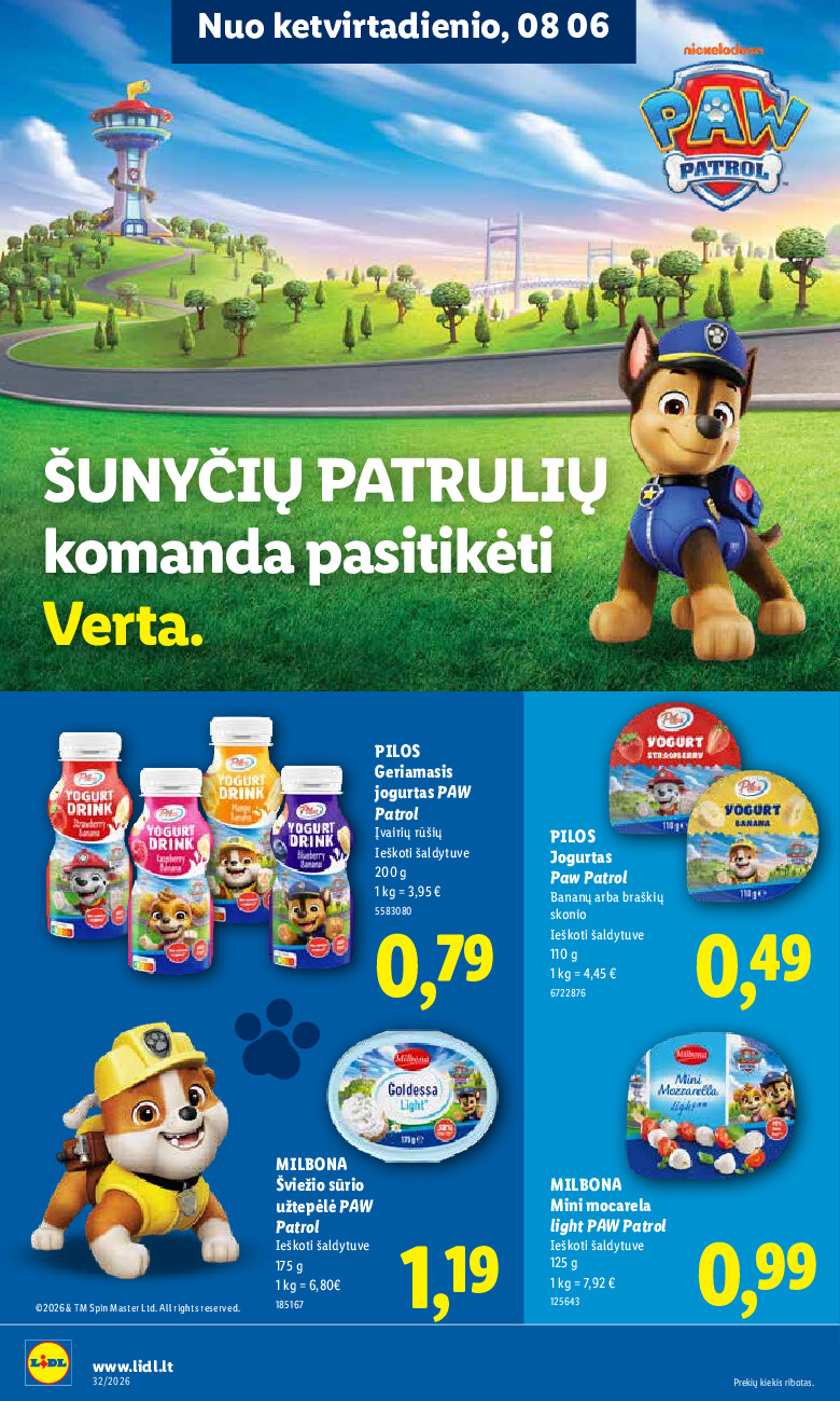 lidl - MAISTO PREKIŲ PASIŪLYMAI (2026-08-03 - 2026-08-09) - page: 26