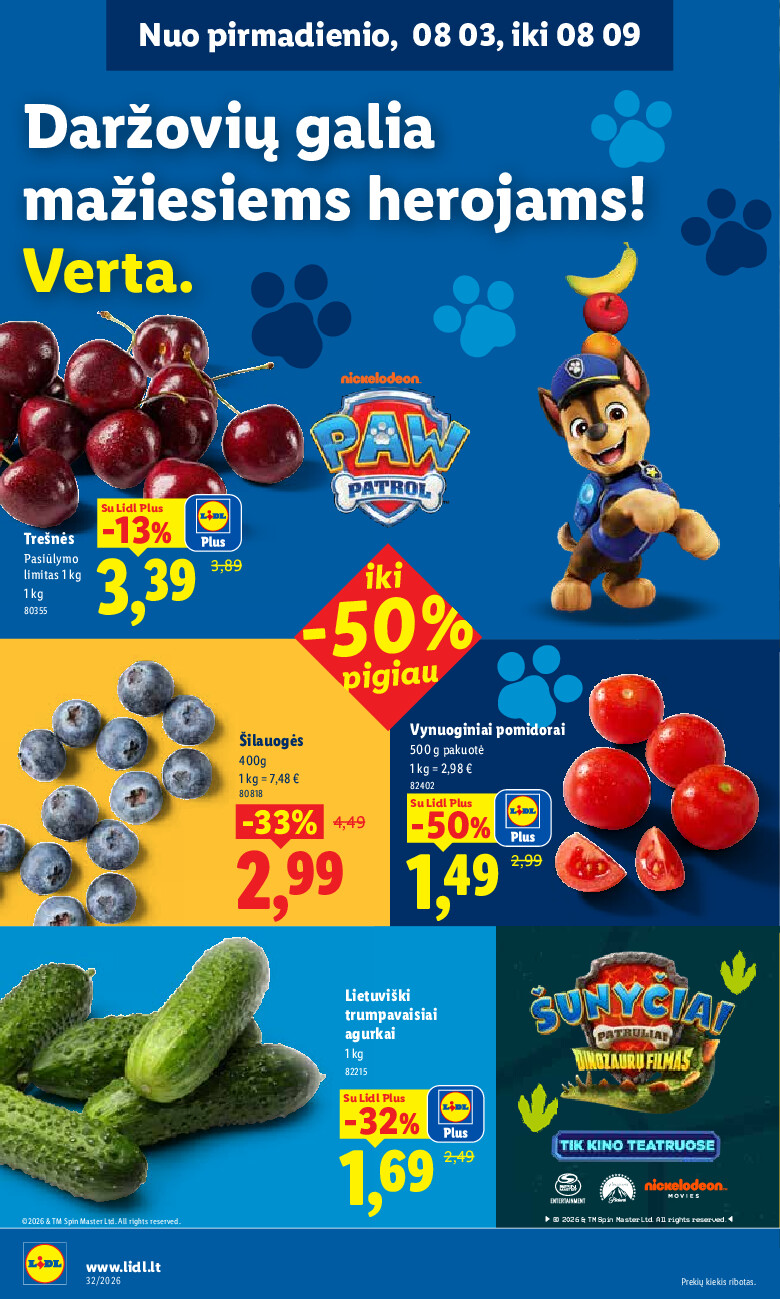 lidl - MAISTO PREKIŲ PASIŪLYMAI (2026-08-03 - 2026-08-09) - page: 4