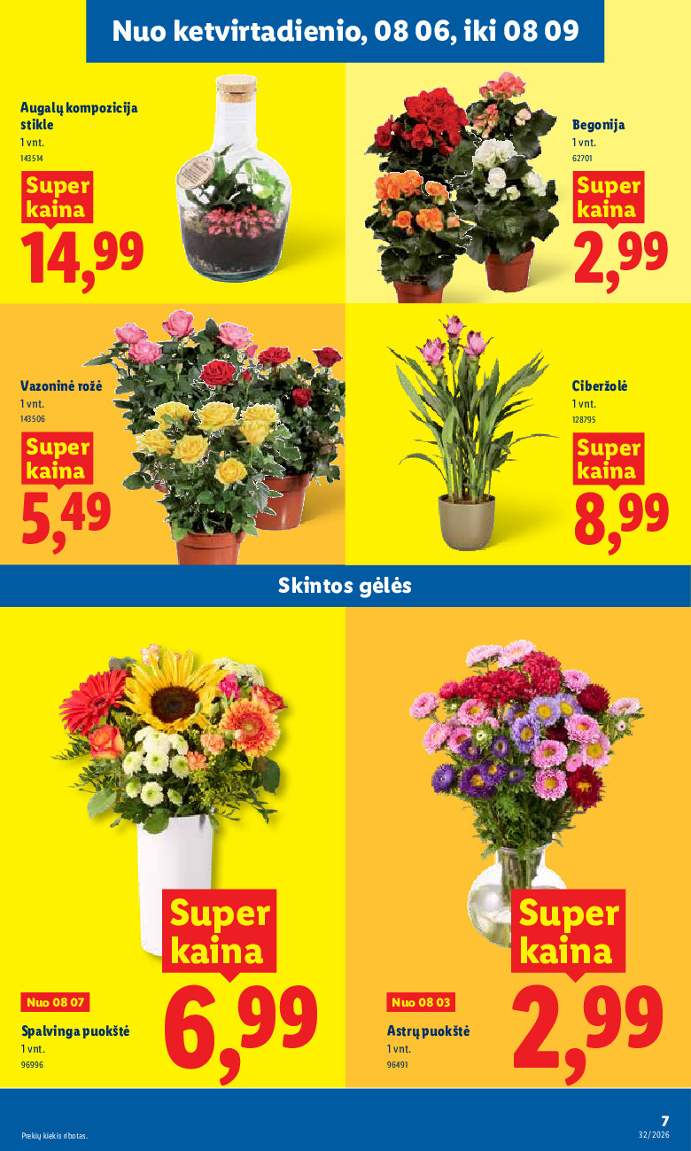 lidl - MAISTO PREKIŲ PASIŪLYMAI (2026-08-03 - 2026-08-09) - page: 7