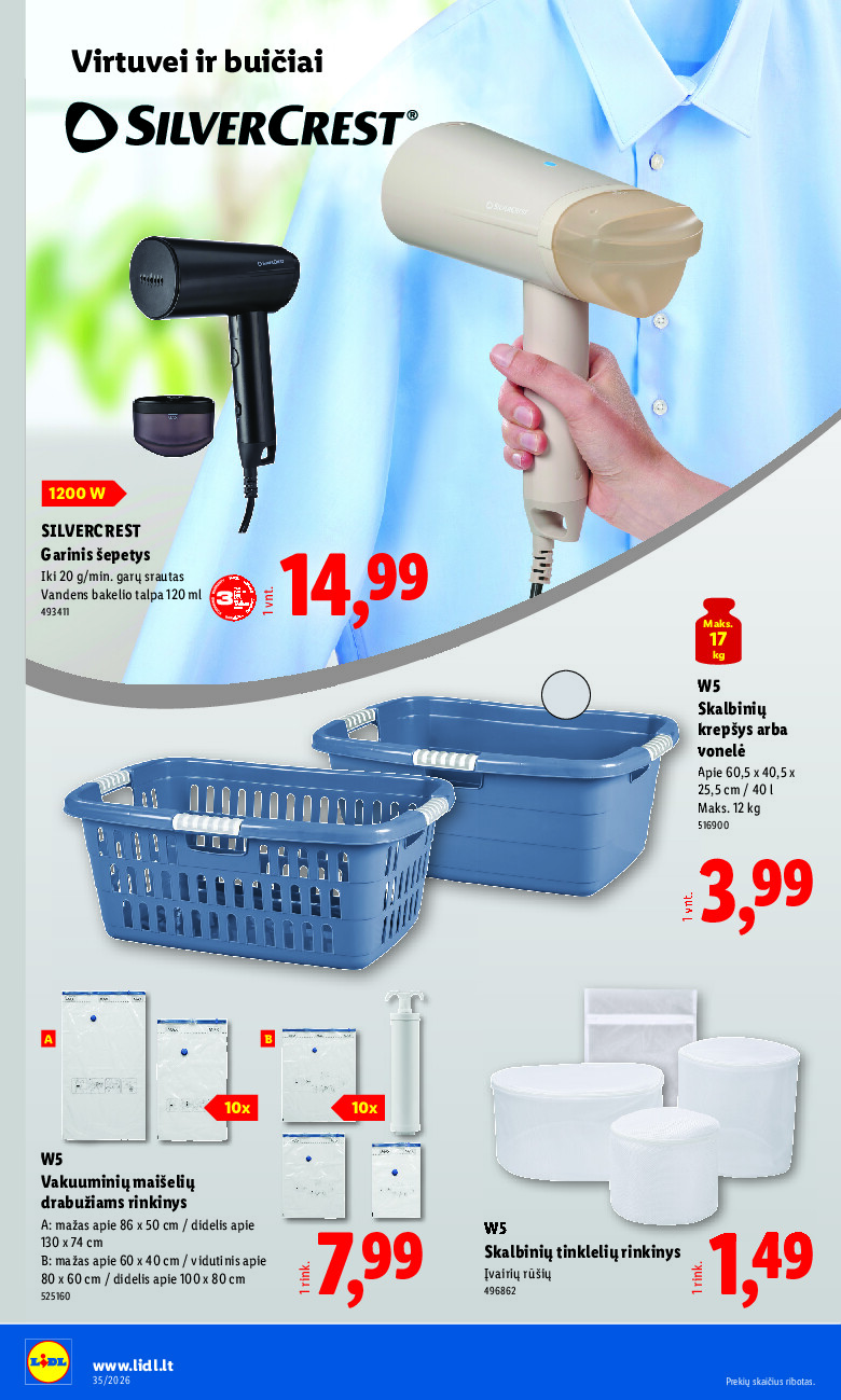 lidl - NE MAISTO PREKIŲ PASIŪLYMAI (2026-08-24 - 2026-08-30) - page: 6