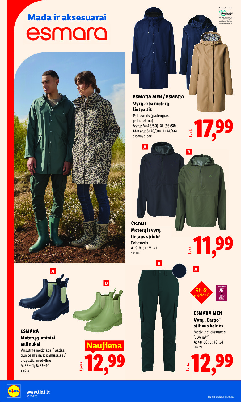 lidl - NE MAISTO PREKIŲ PASIŪLYMAI (2026-08-24 - 2026-08-30) - page: 8