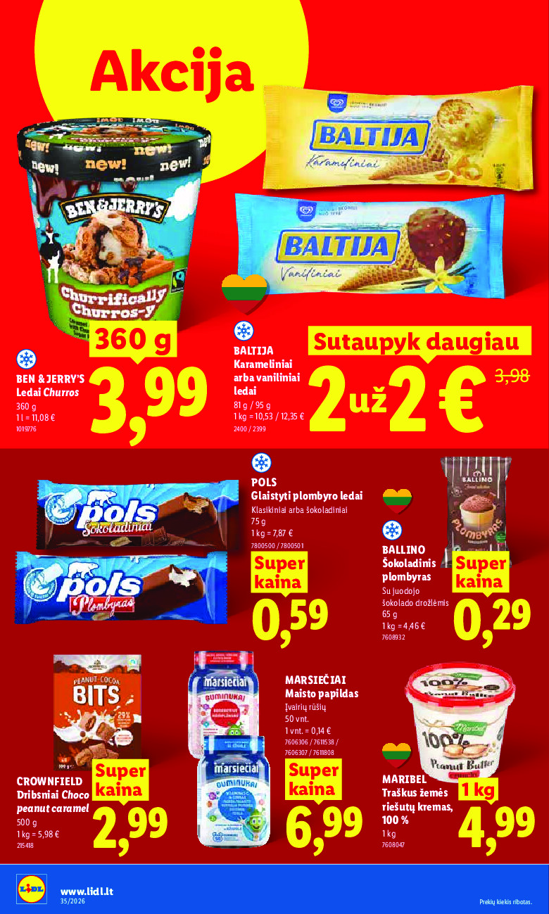 lidl - MAISTO PREKIŲ PASIŪLYMAI (2026-08-24 - 2026-08-30) - page: 12