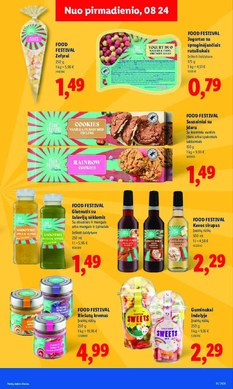 lidl - MAISTO PREKIŲ PASIŪLYMAI (2026-08-24 - 2026-08-30) - page: 21