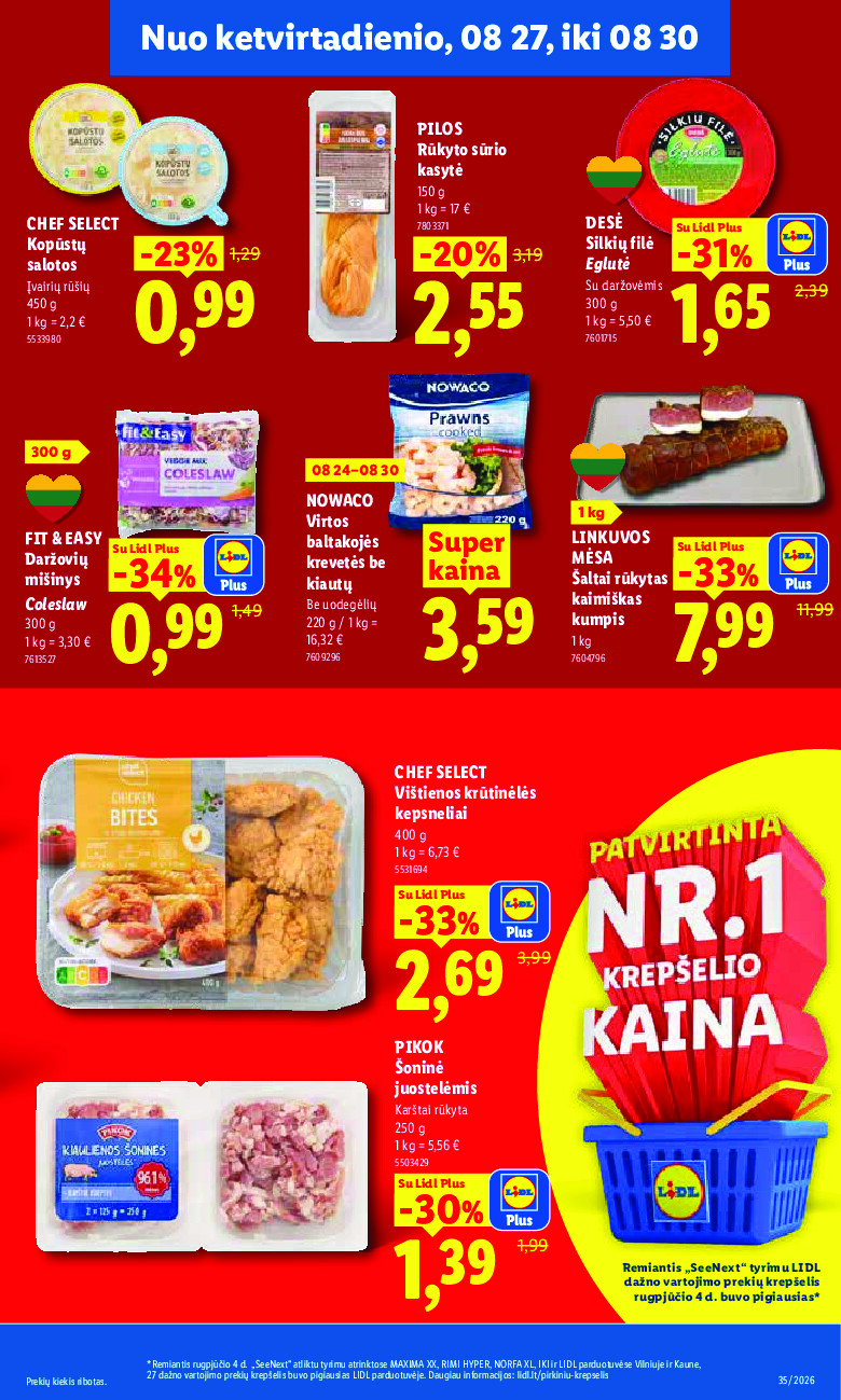 lidl - MAISTO PREKIŲ PASIŪLYMAI (2026-08-24 - 2026-08-30) - page: 31
