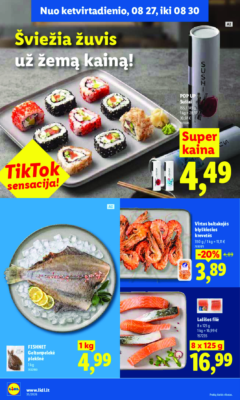lidl - MAISTO PREKIŲ PASIŪLYMAI (2026-08-24 - 2026-08-30) - page: 36