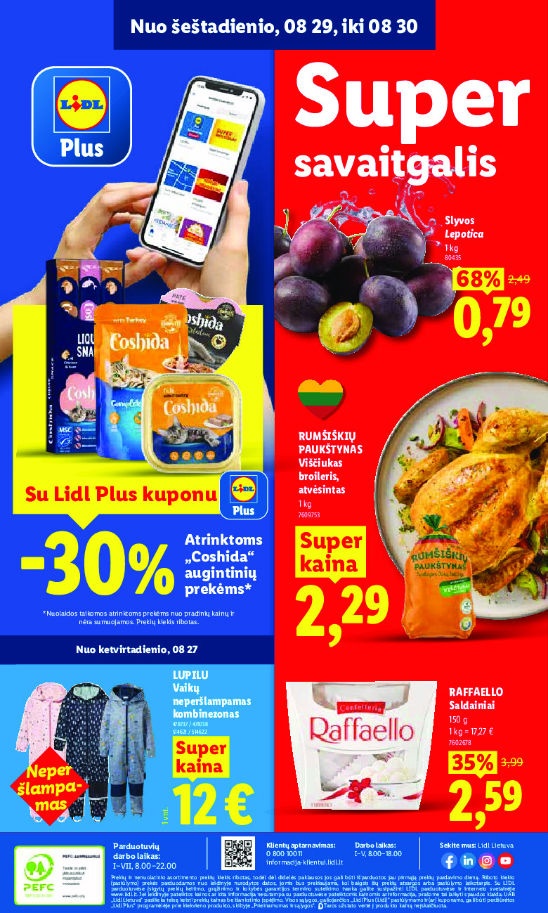lidl - MAISTO PREKIŲ PASIŪLYMAI (2026-08-24 - 2026-08-30) - page: 38