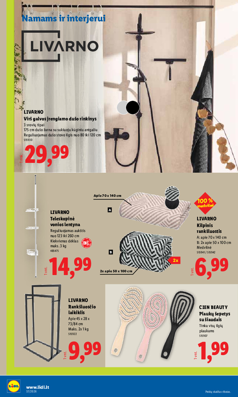 lidl - NE MAISTO PREKIŲ PASIŪLYMAI (2026-09-07 - 2026-09-13) - page: 6