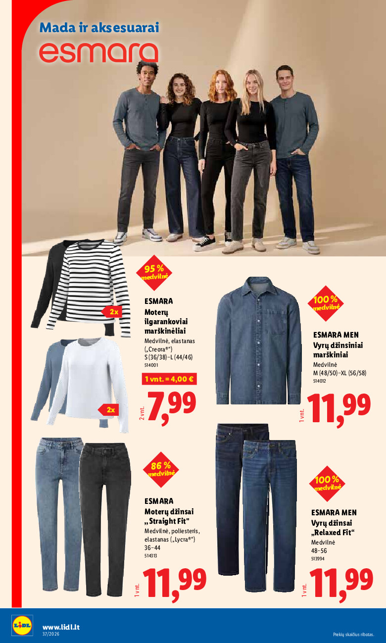 lidl - NE MAISTO PREKIŲ PASIŪLYMAI (2026-09-07 - 2026-09-13) - page: 10