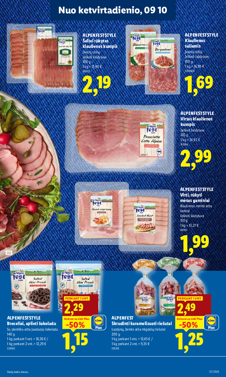 lidl - MAISTO PREKIŲ PASIŪLYMAI (2026-09-07 - 2026-09-13) - page: 23