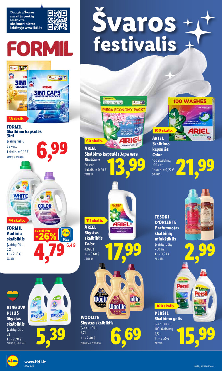 lidl - MAISTO PREKIŲ PASIŪLYMAI (2026-09-07 - 2026-09-13) - page: 24