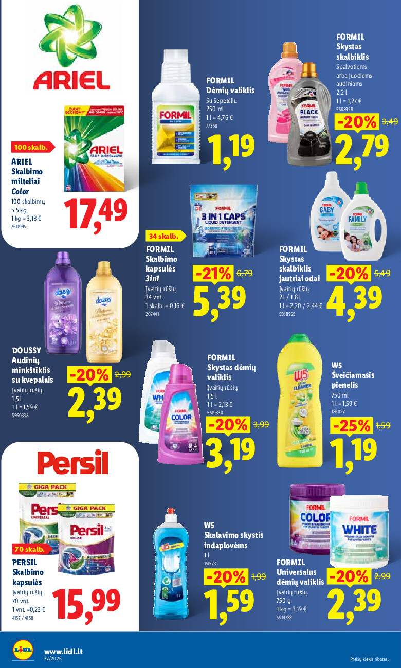 lidl - MAISTO PREKIŲ PASIŪLYMAI (2026-09-07 - 2026-09-13) - page: 26