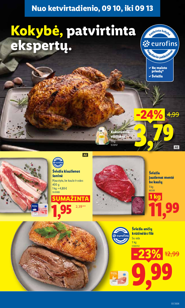 lidl - MAISTO PREKIŲ PASIŪLYMAI (2026-09-07 - 2026-09-13) - page: 43