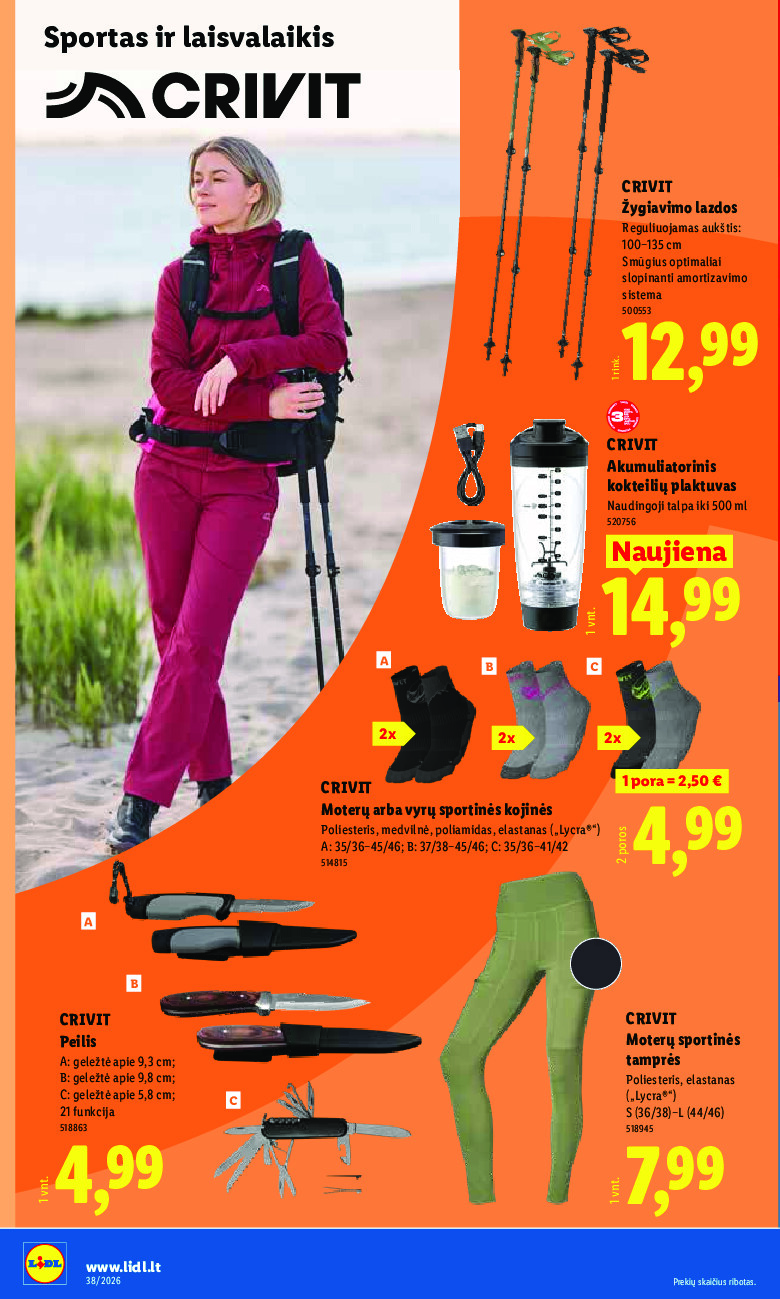 lidl - NE MAISTO PREKIŲ PASIŪLYMAI (2026-09-14 - 2026-09-20) - page: 4