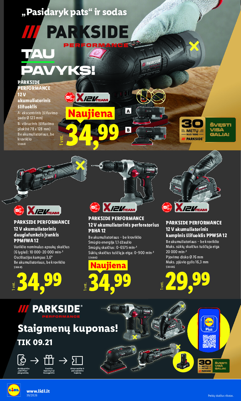 lidl - NE MAISTO PREKIŲ PASIŪLYMAI (2026-09-21 - 2026-09-27) - page: 6