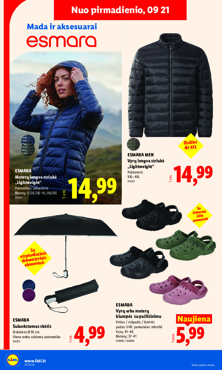 lidl - NE MAISTO PREKIŲ PASIŪLYMAI (2026-09-21 - 2026-09-27) - page: 8