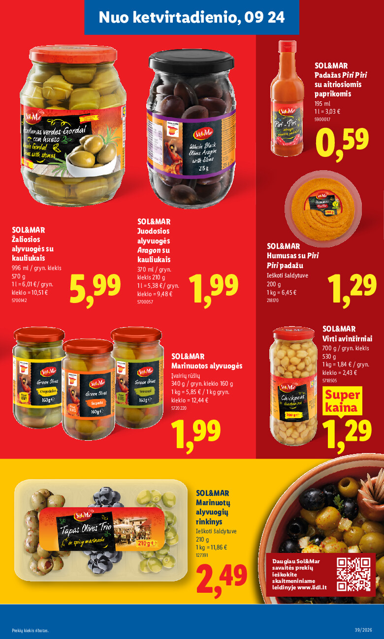 lidl - MAISTO PREKIŲ PASIŪLYMAI (2026-09-21 - 2026-09-27) - page: 23