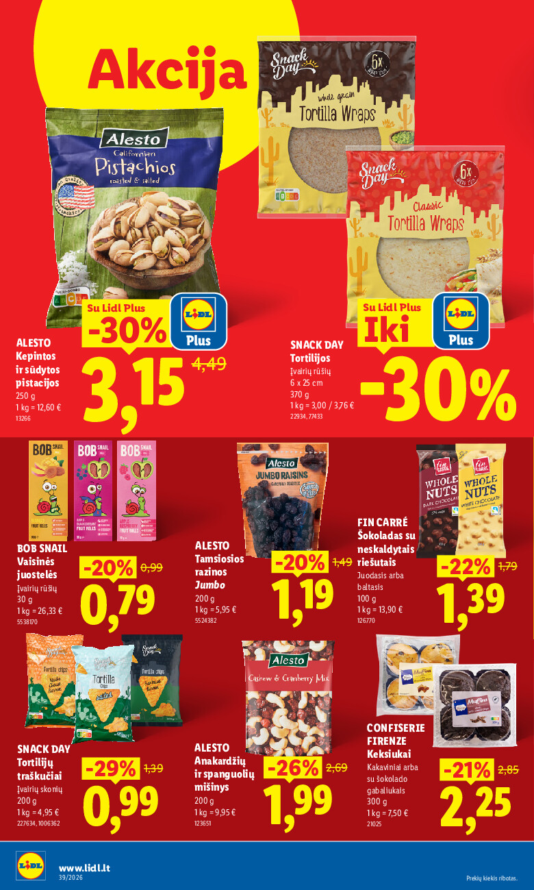 lidl - MAISTO PREKIŲ PASIŪLYMAI (2026-09-21 - 2026-09-27) - page: 28