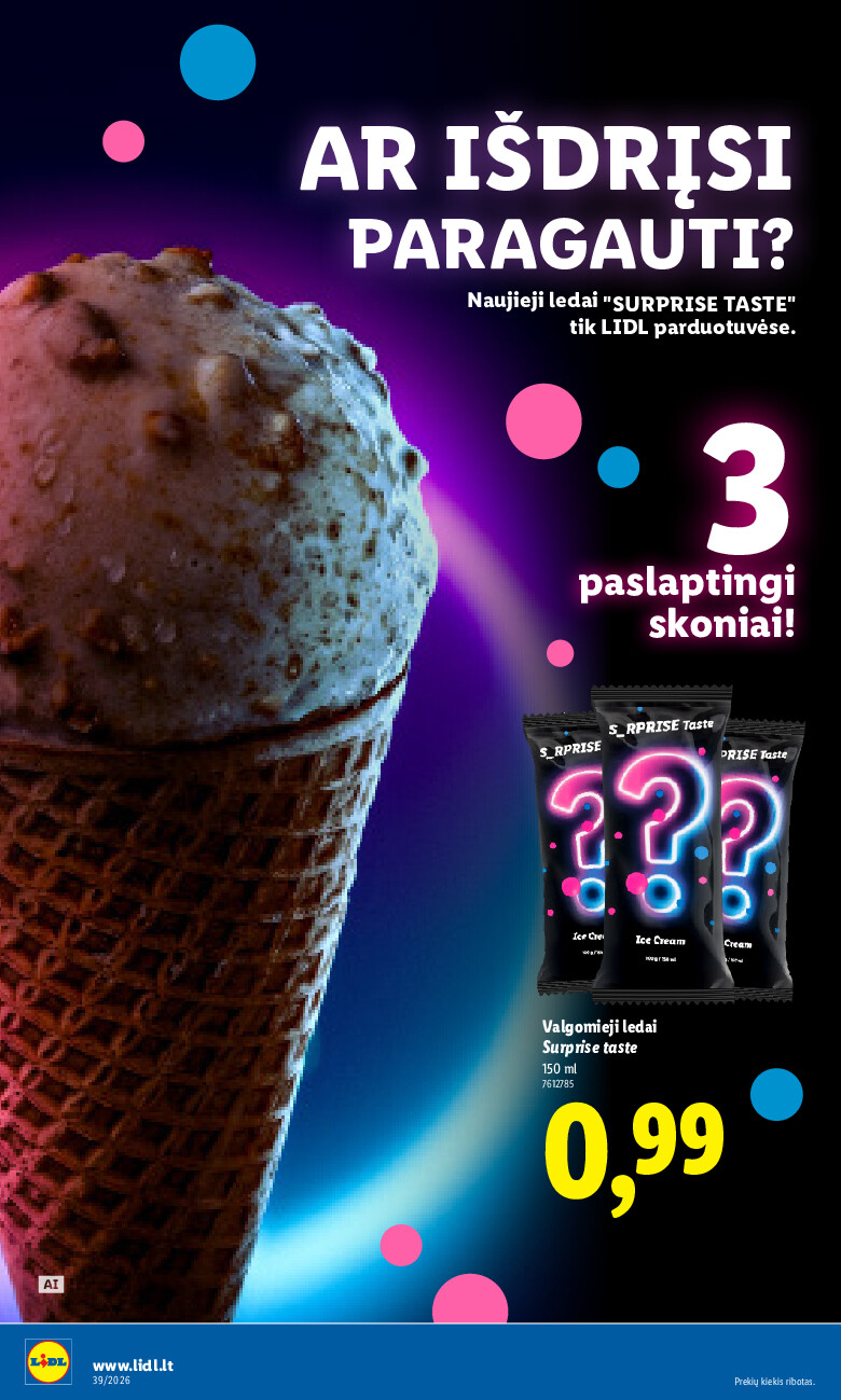 lidl - MAISTO PREKIŲ PASIŪLYMAI (2026-09-21 - 2026-09-27) - page: 30