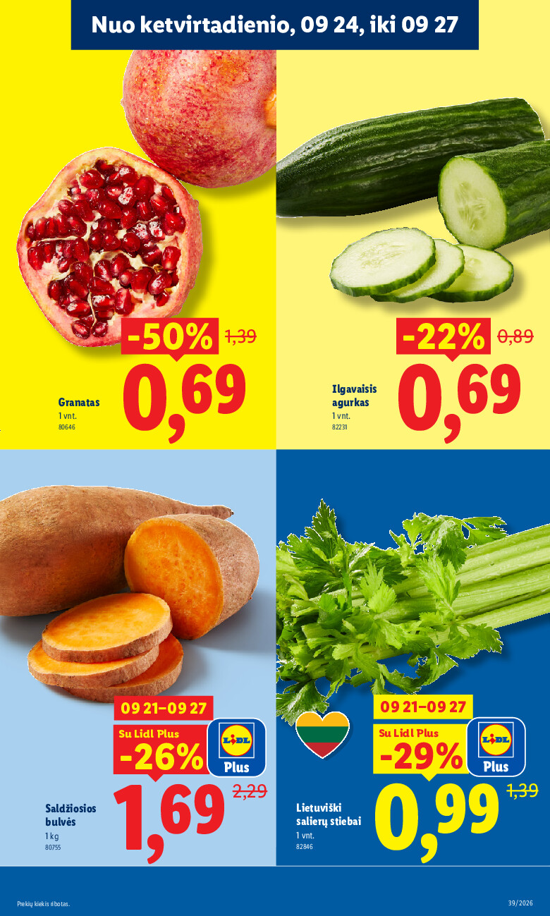 lidl - MAISTO PREKIŲ PASIŪLYMAI (2026-09-21 - 2026-09-27) - page: 33