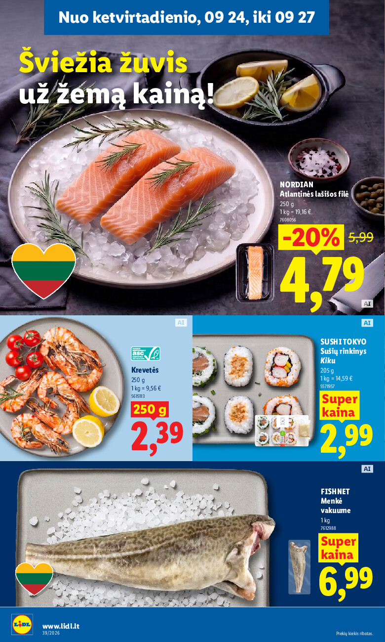 lidl - MAISTO PREKIŲ PASIŪLYMAI (2026-09-21 - 2026-09-27) - page: 34