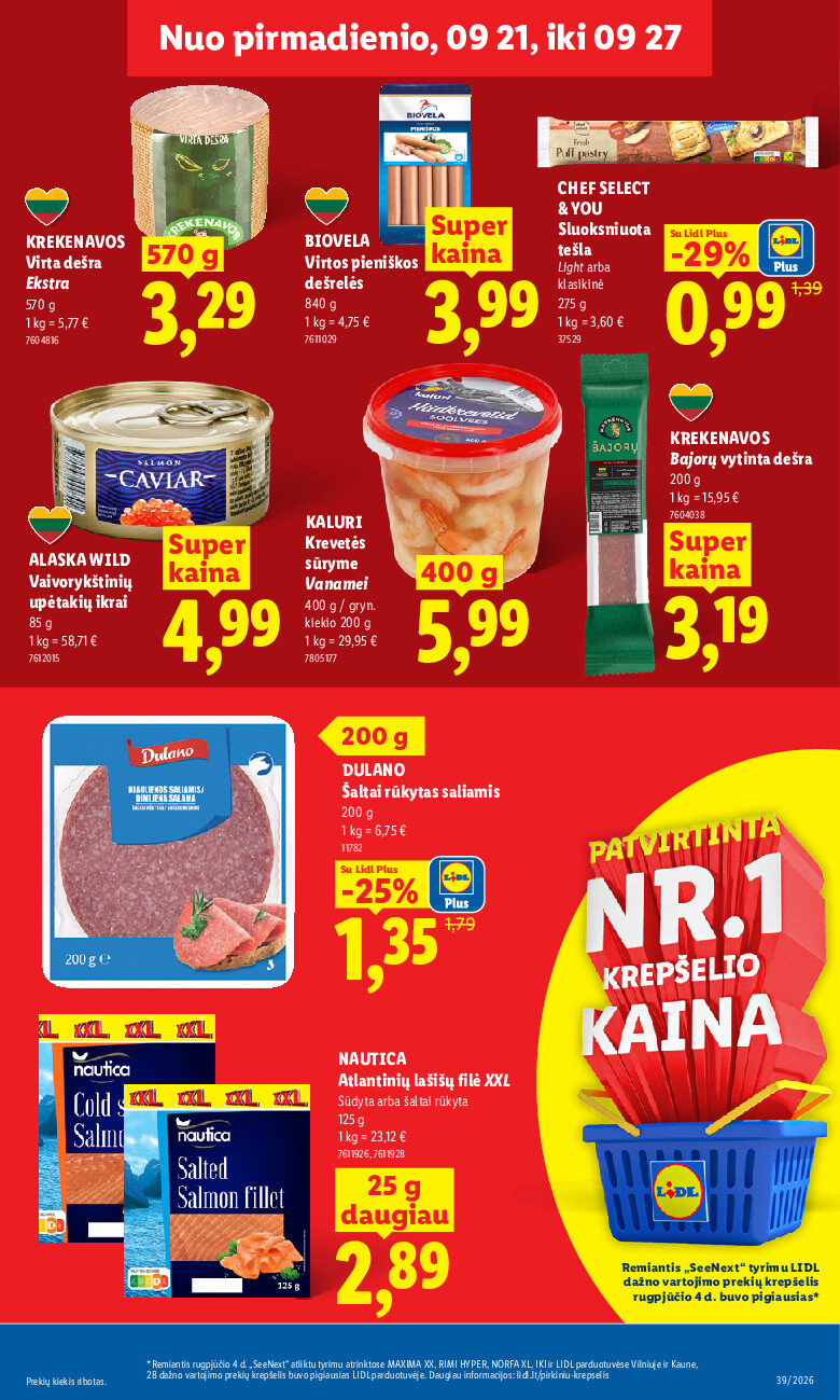 lidl - MAISTO PREKIŲ PASIŪLYMAI (2026-09-21 - 2026-09-27) - page: 5