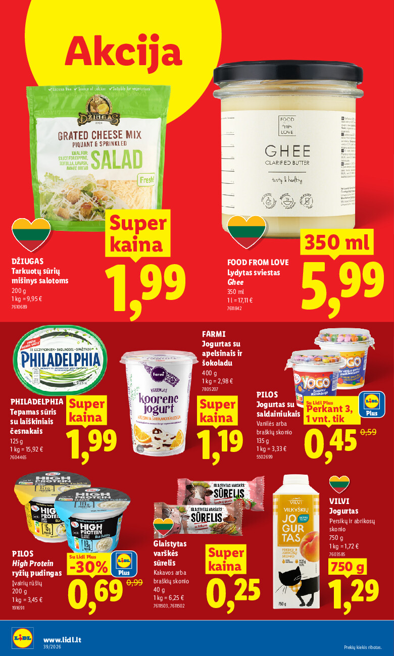 lidl - MAISTO PREKIŲ PASIŪLYMAI (2026-09-21 - 2026-09-27) - page: 6