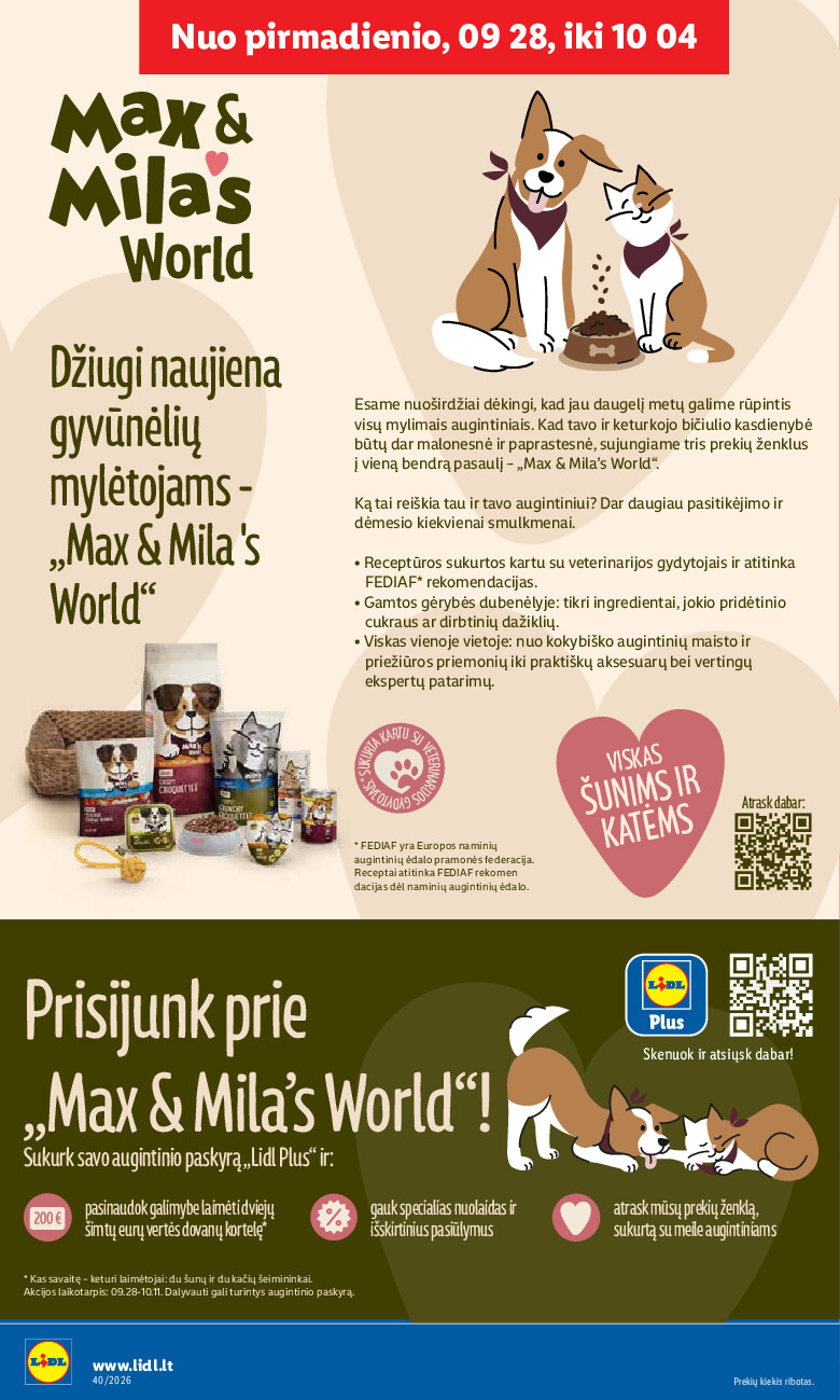 lidl - MAISTO PREKIŲ PASIŪLYMAI (2026-09-28 - 2026-10-04) - page: 16
