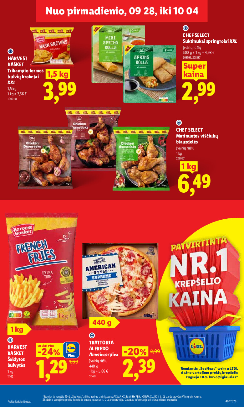 lidl - MAISTO PREKIŲ PASIŪLYMAI (2026-09-28 - 2026-10-04) - page: 21