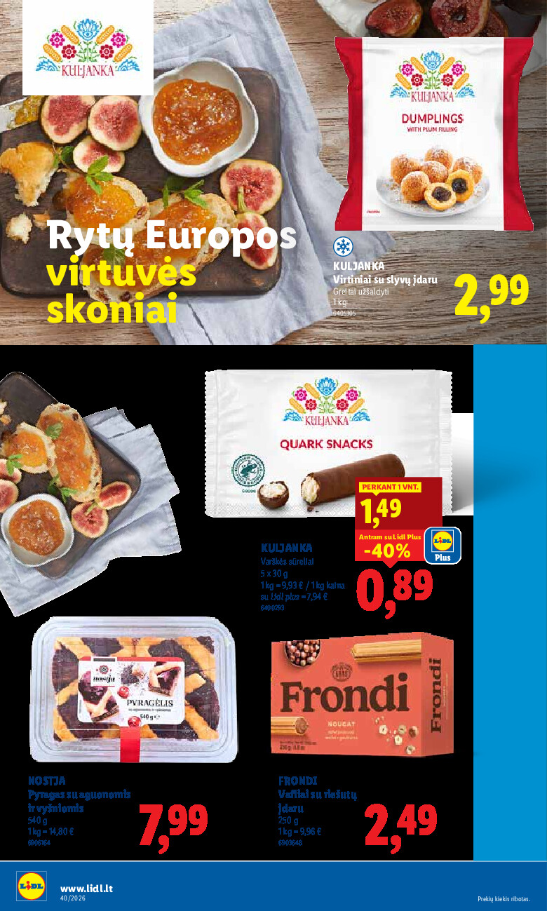 lidl - MAISTO PREKIŲ PASIŪLYMAI (2026-09-28 - 2026-10-04) - page: 24