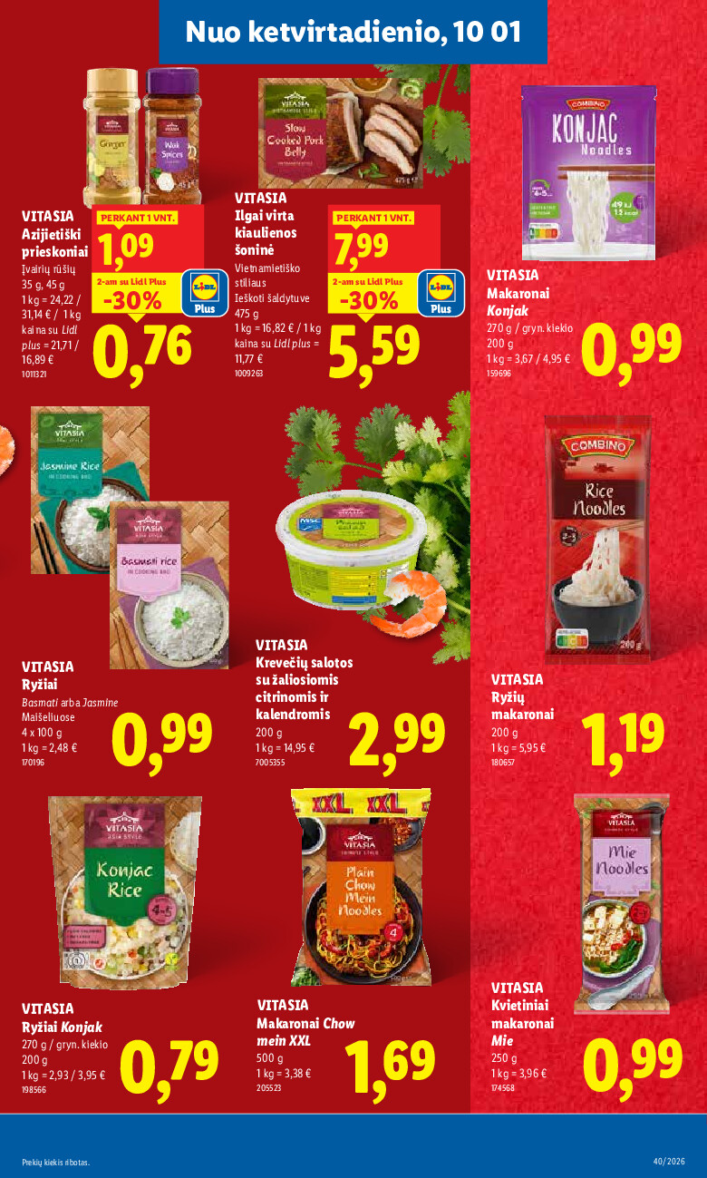 lidl - MAISTO PREKIŲ PASIŪLYMAI (2026-09-28 - 2026-10-04) - page: 29