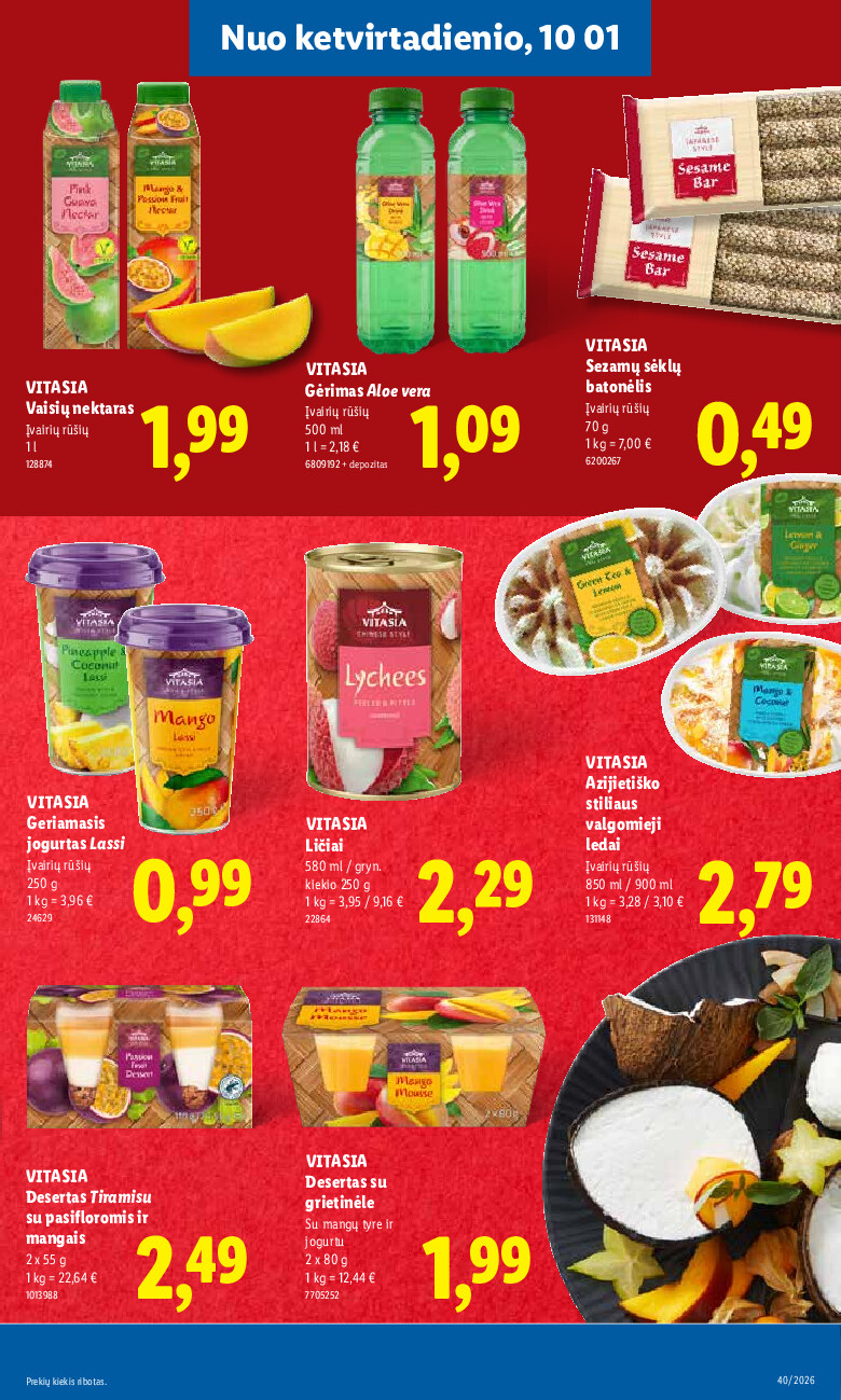 lidl - MAISTO PREKIŲ PASIŪLYMAI (2026-09-28 - 2026-10-04) - page: 35