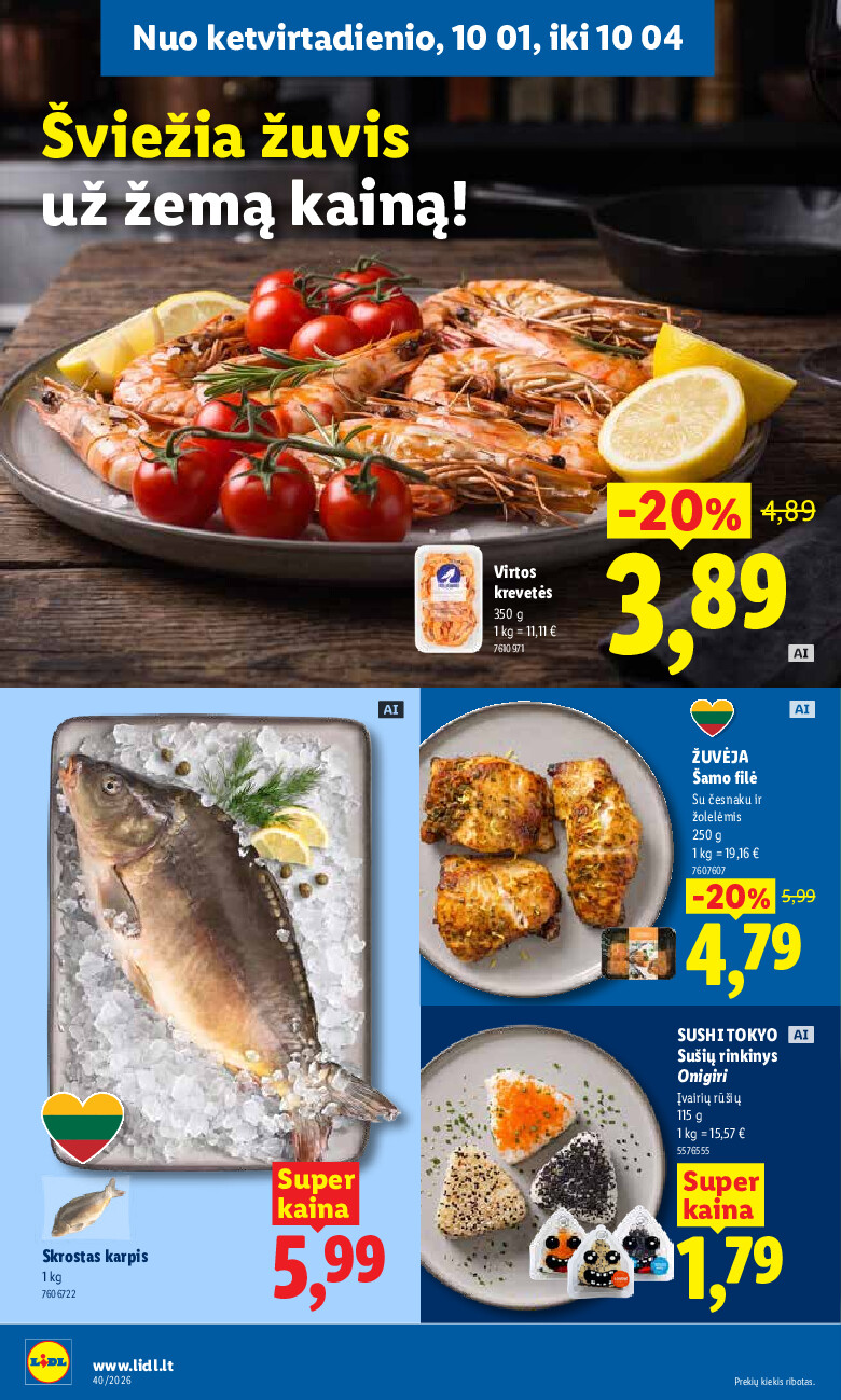 lidl - MAISTO PREKIŲ PASIŪLYMAI (2026-09-28 - 2026-10-04) - page: 48