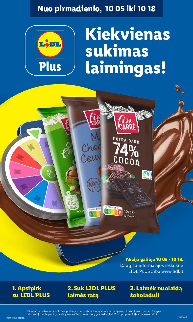 lidl - MAISTO PREKIŲ PASIŪLYMAI (2026-10-05 - 2026-10-11) - page: 17