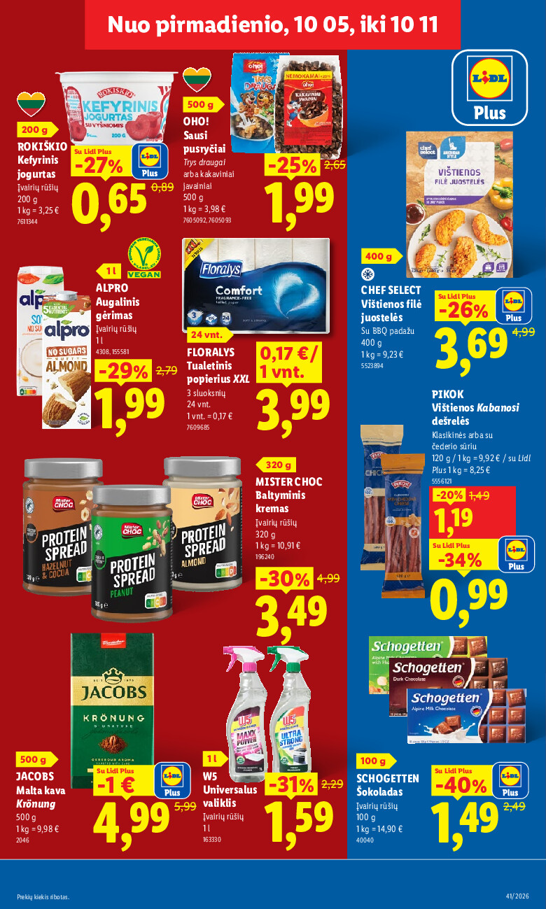lidl - MAISTO PREKIŲ PASIŪLYMAI (2026-10-05 - 2026-10-11) - page: 3