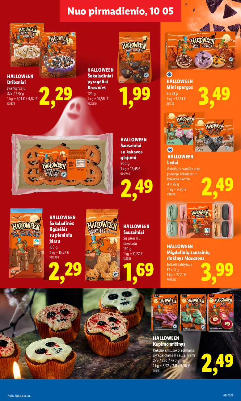 lidl - MAISTO PREKIŲ PASIŪLYMAI (2026-10-05 - 2026-10-11) - page: 23