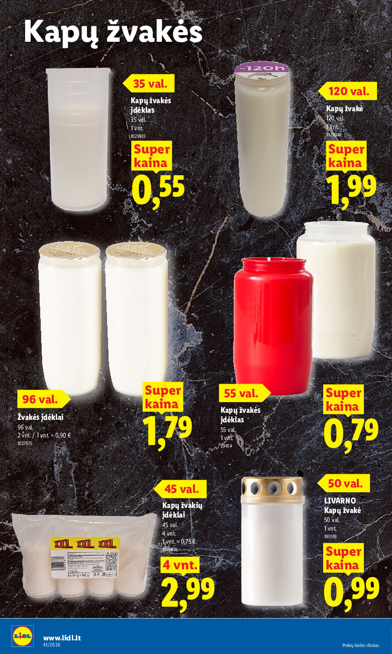 lidl - MAISTO PREKIŲ PASIŪLYMAI (2026-10-05 - 2026-10-11) - page: 26