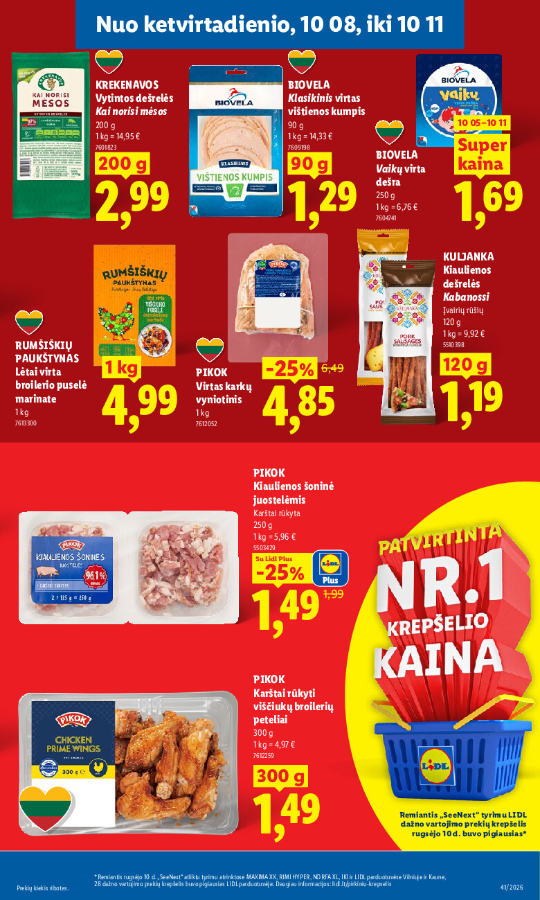 lidl - MAISTO PREKIŲ PASIŪLYMAI (2026-10-05 - 2026-10-11) - page: 45
