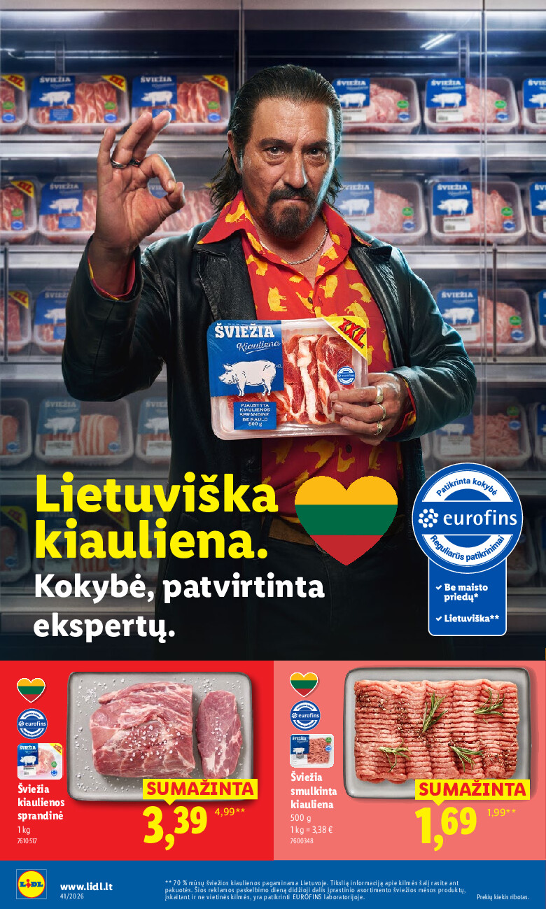 lidl - MAISTO PREKIŲ PASIŪLYMAI (2026-10-05 - 2026-10-11) - page: 6