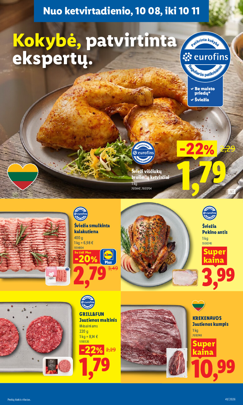 lidl - MAISTO PREKIŲ PASIŪLYMAI (2026-10-05 - 2026-10-11) - page: 53