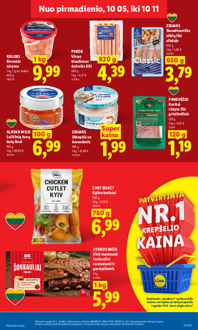 lidl - MAISTO PREKIŲ PASIŪLYMAI (2026-10-05 - 2026-10-11) - page: 9