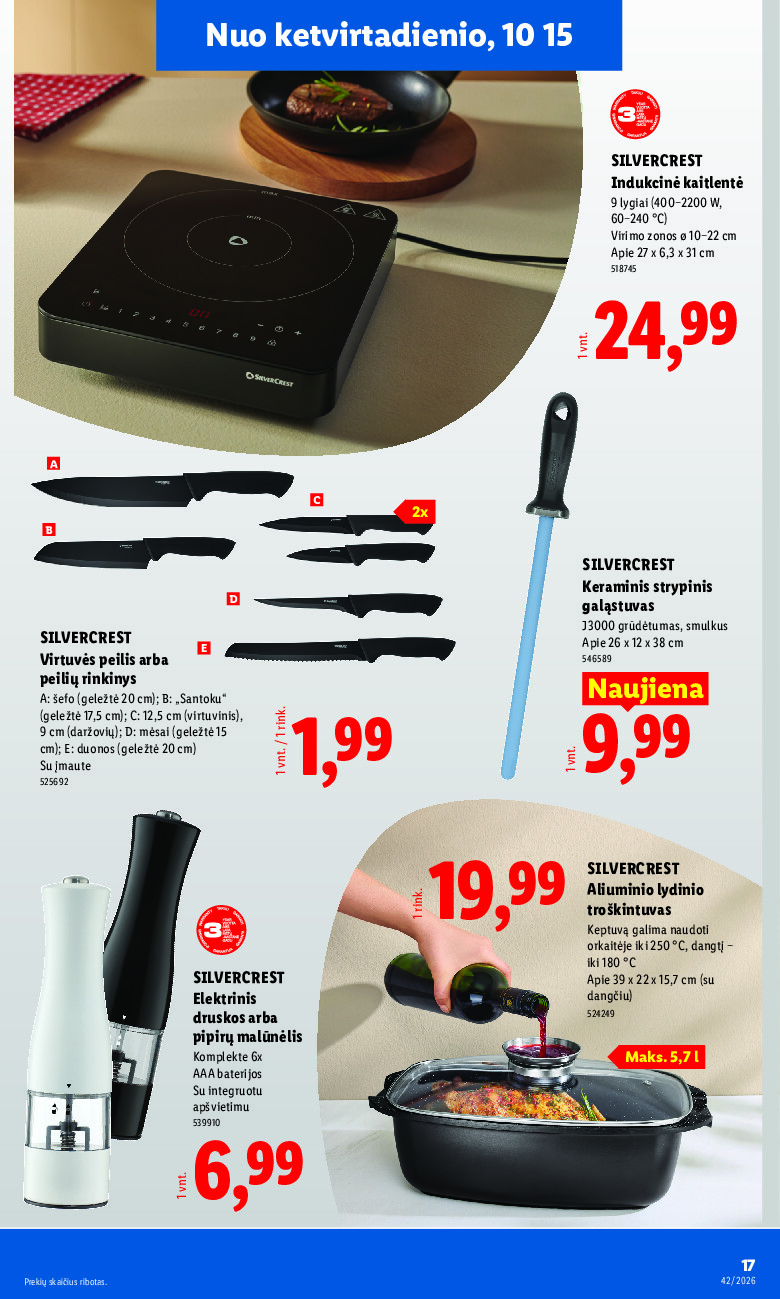 lidl - NE MAISTO PREKIŲ PASIŪLYMAI (2026-10-12 - 2026-10-18) - page: 17