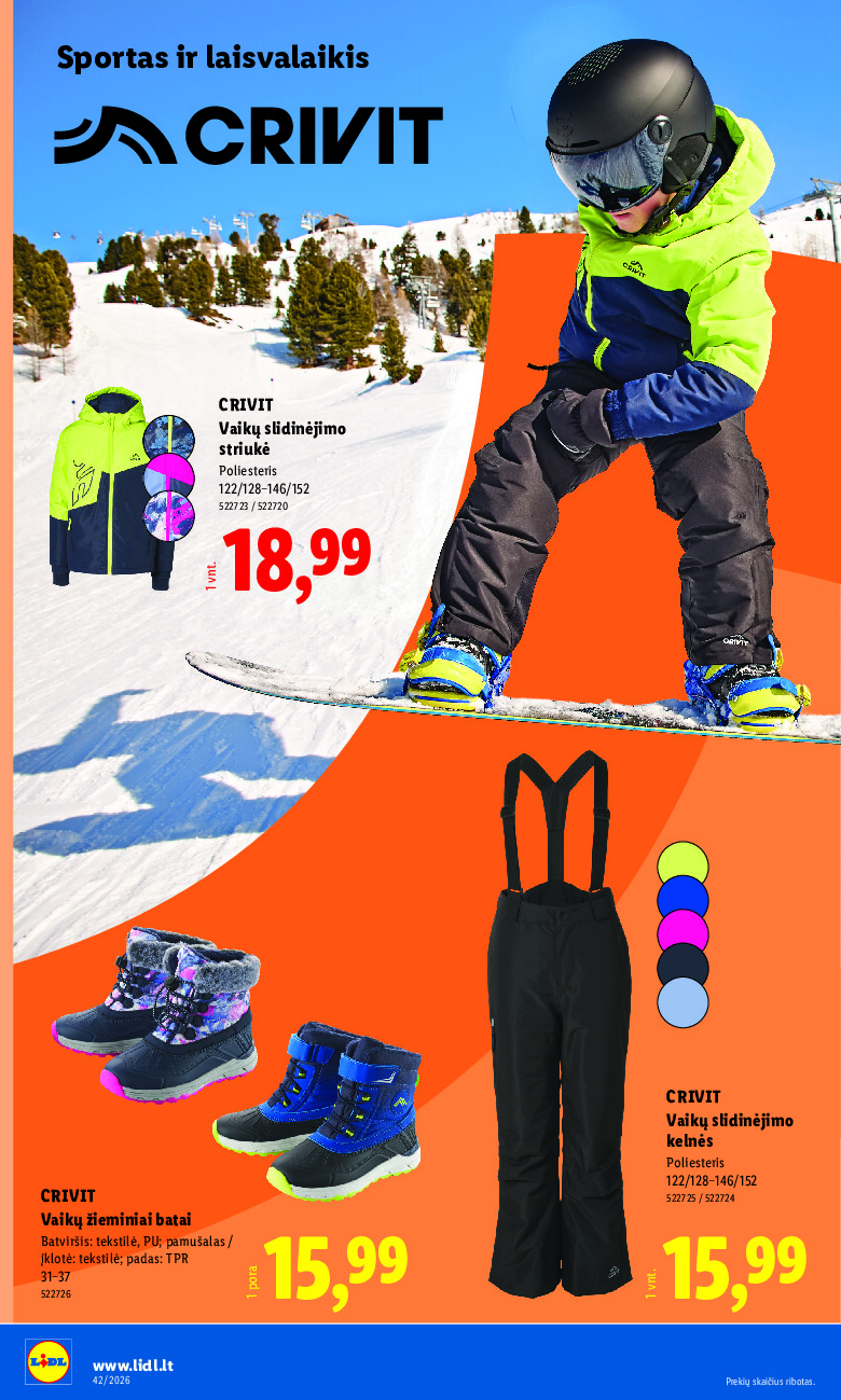 lidl - NE MAISTO PREKIŲ PASIŪLYMAI (2026-10-12 - 2026-10-18) - page: 22