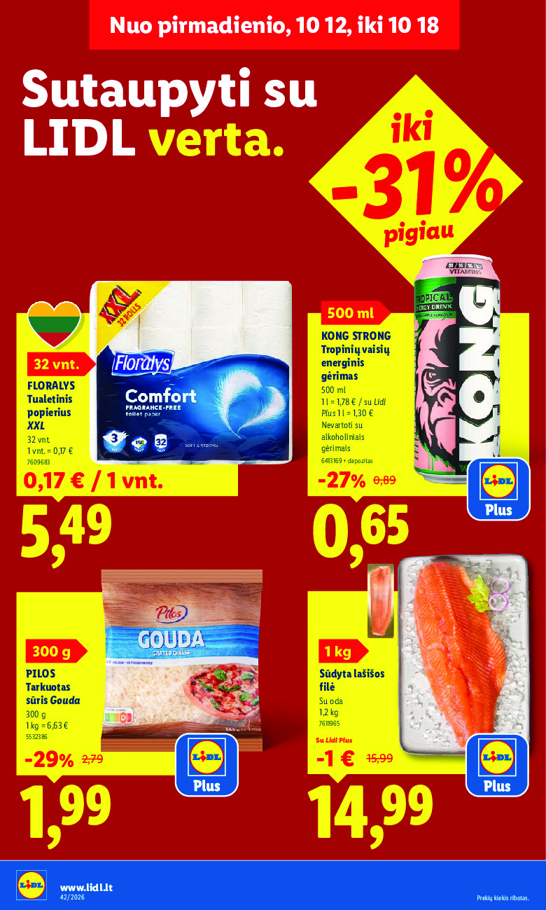 lidl - MAISTO PREKIŲ PASIŪLYMAI (2026-10-12 - 2026-10-18) - page: 2