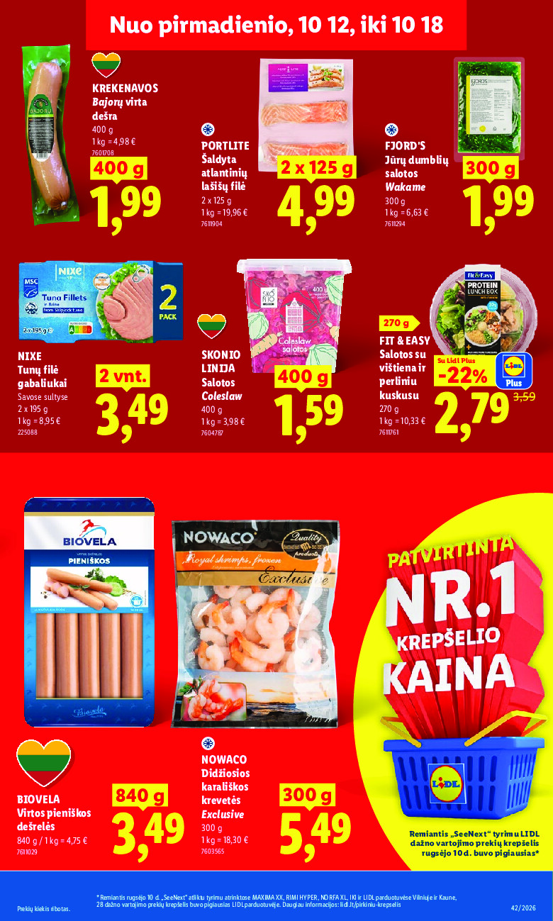 lidl - MAISTO PREKIŲ PASIŪLYMAI (2026-10-12 - 2026-10-18) - page: 11