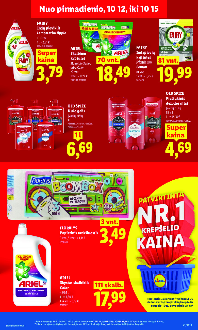 lidl - MAISTO PREKIŲ PASIŪLYMAI (2026-10-12 - 2026-10-18) - page: 15
